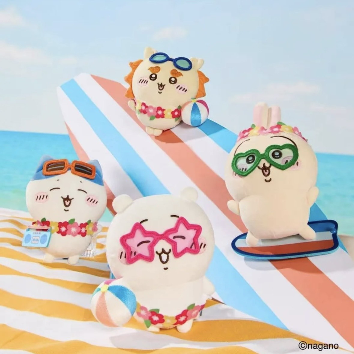 iSNEAKERS｜MINISO x Chiikawa 吉伊卡哇 夏季花環娃娃 四款