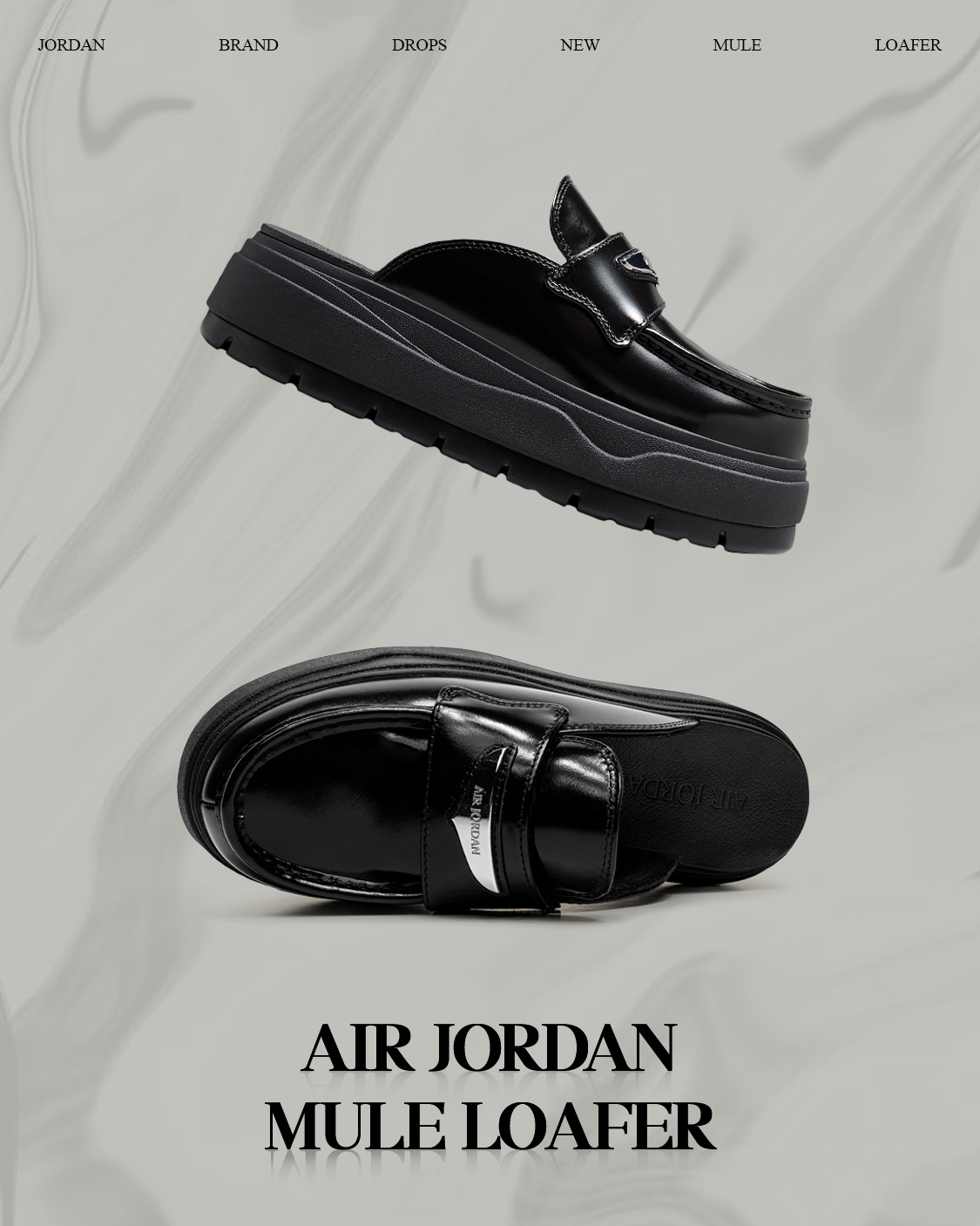 iSNEAKERS｜ Air Jordan Loafer Mule "Black" 厚底樂福鞋 HJ4292-001