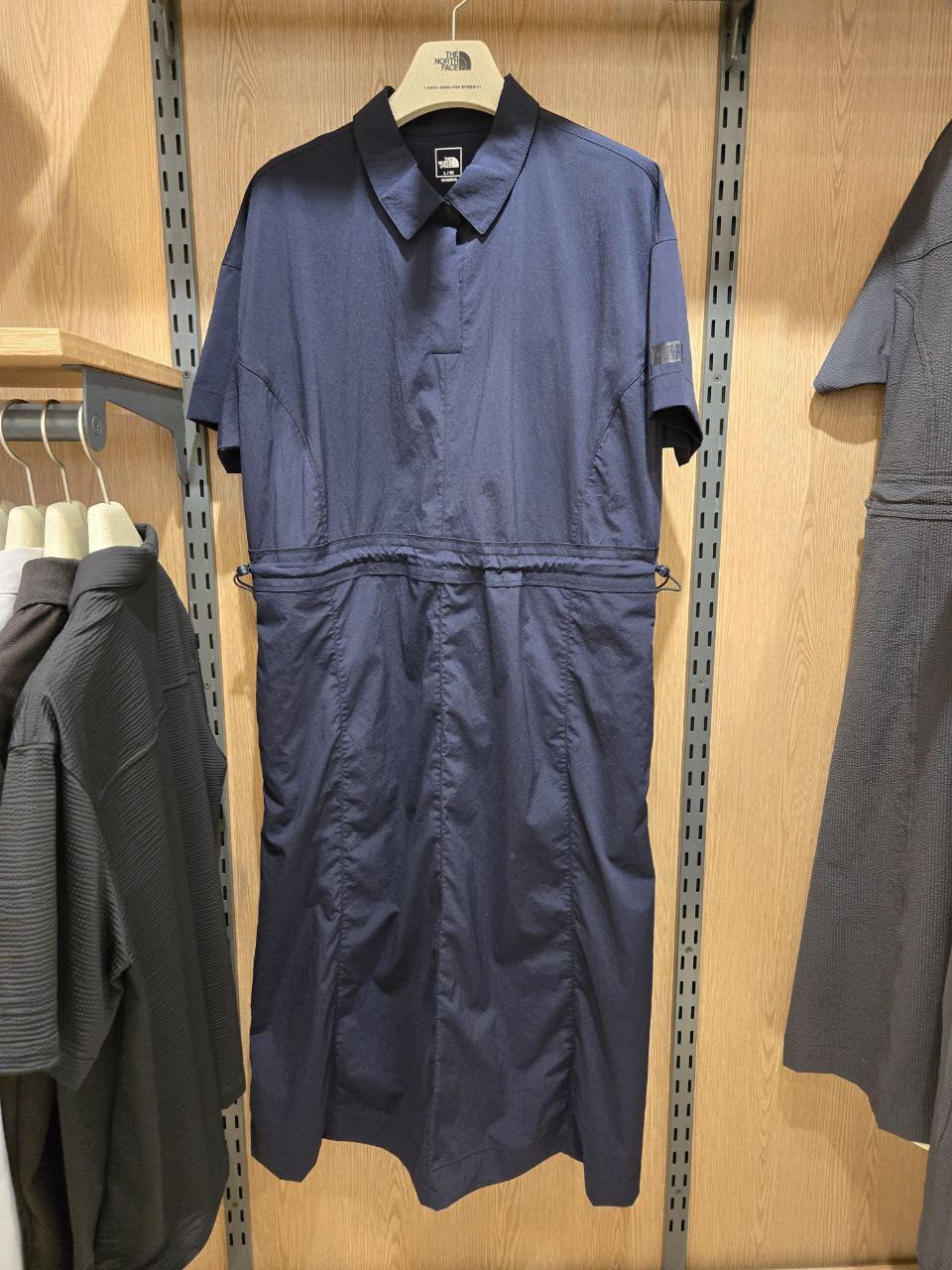 [K] THENORTHFACE NAVY ICE DAY COLLECTION W'S FROST ONEPIECE, NT7ZR32C-NAV (KTNF76)