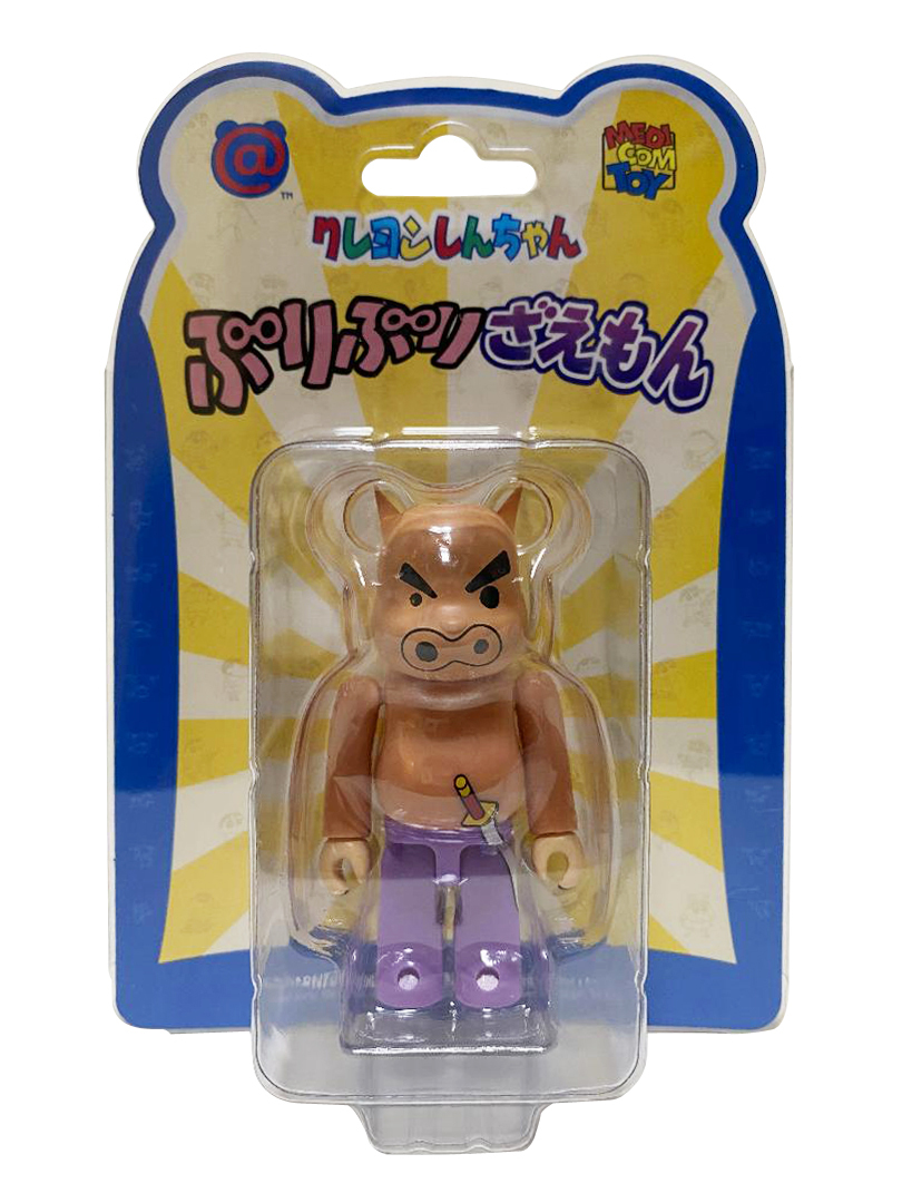 BEARBRICK 蠟筆小新 ぶりぶりざえもん 不理不理豬 100％