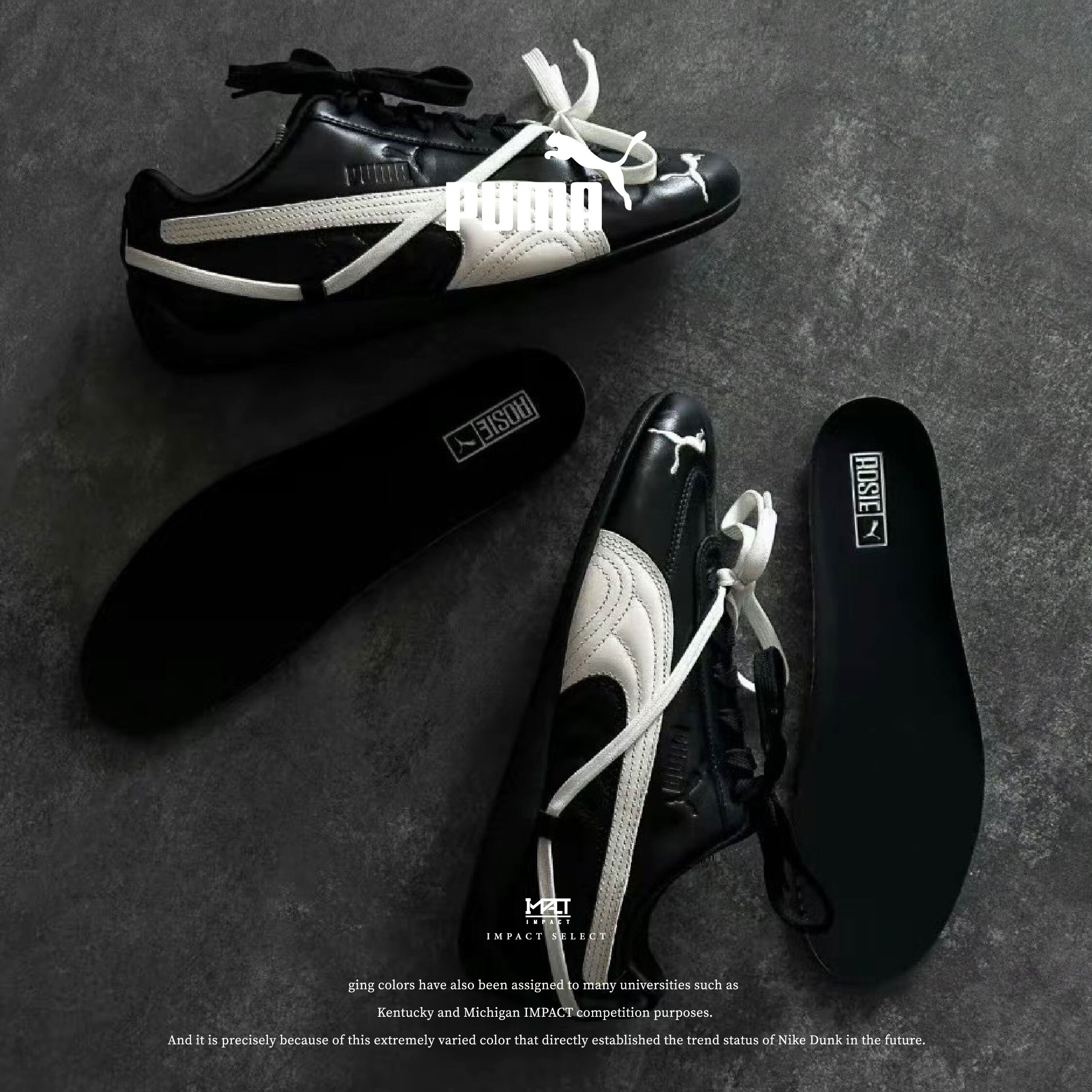 Rosé x PUMA speedcat rose 朴彩英 聯名款 黑 男女同款 404391-01