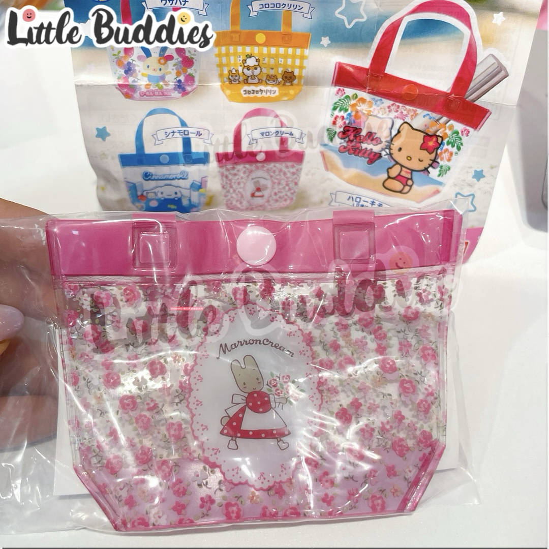 日本扭蛋 Sanrio 迷你手提沙灘袋