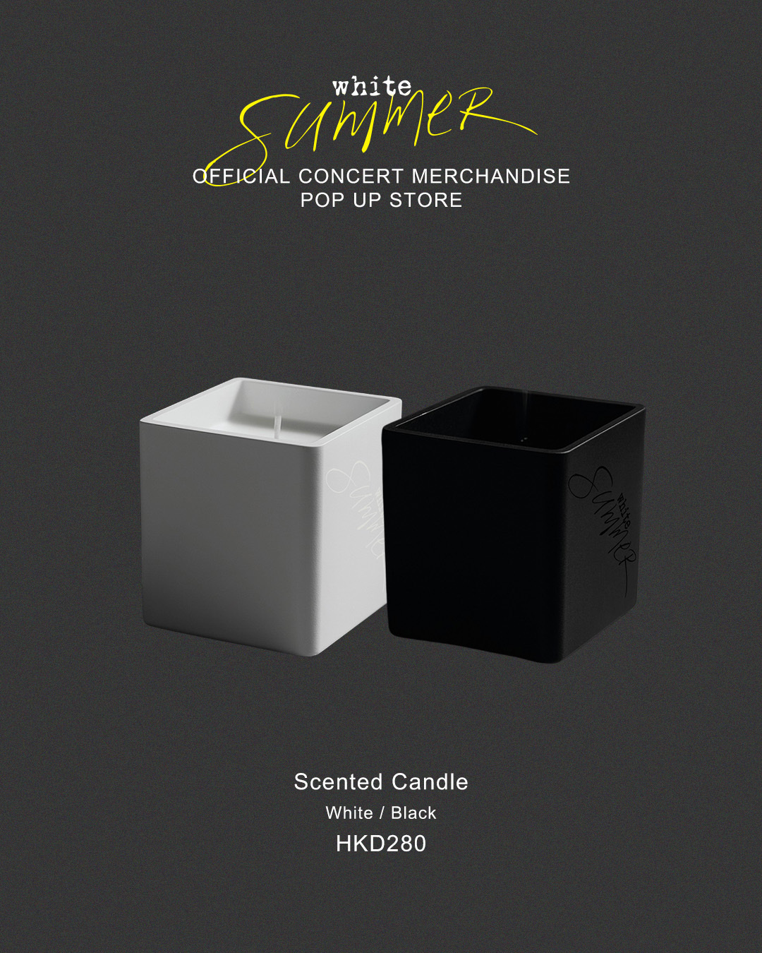 White Summer x SOVOS - Scented Candle (Black / White)