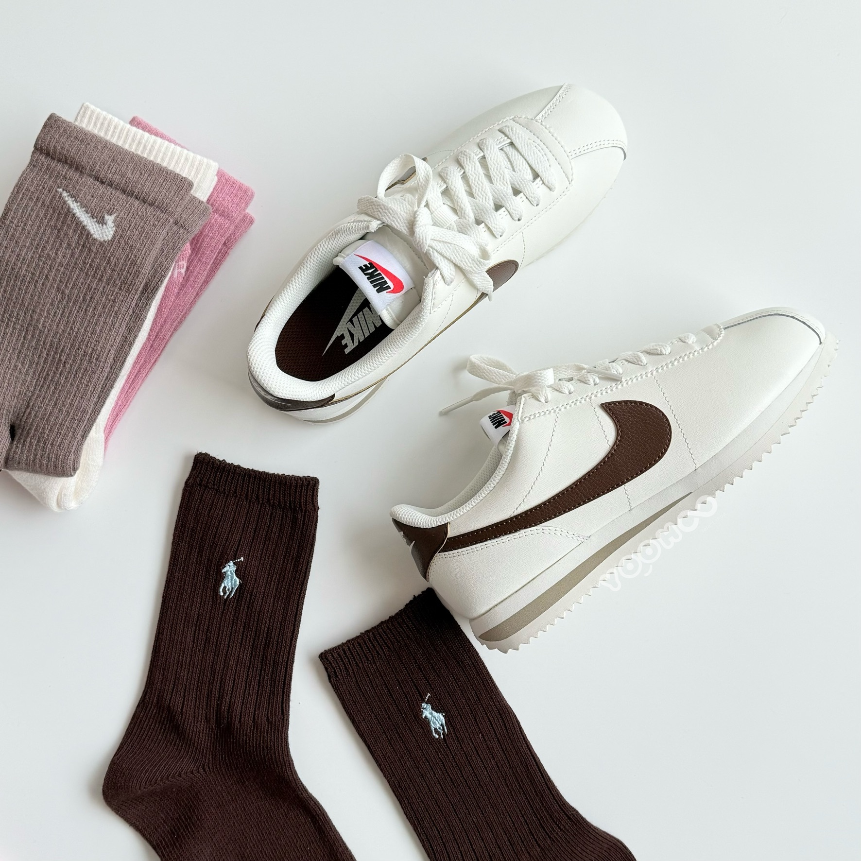 特價現貨，售出不退換┃New Jeans Danielle同款 NIKE W CORTEZ 皮革 奶茶 牛奶糖 阿甘鞋