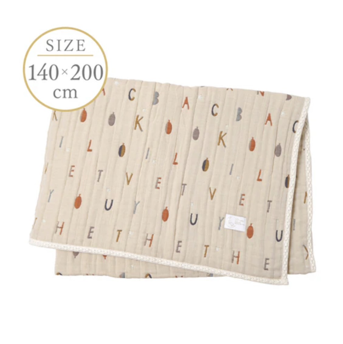 日本製 10mois 六重紗棉質羊毛毯 六重紗被  140x200cm