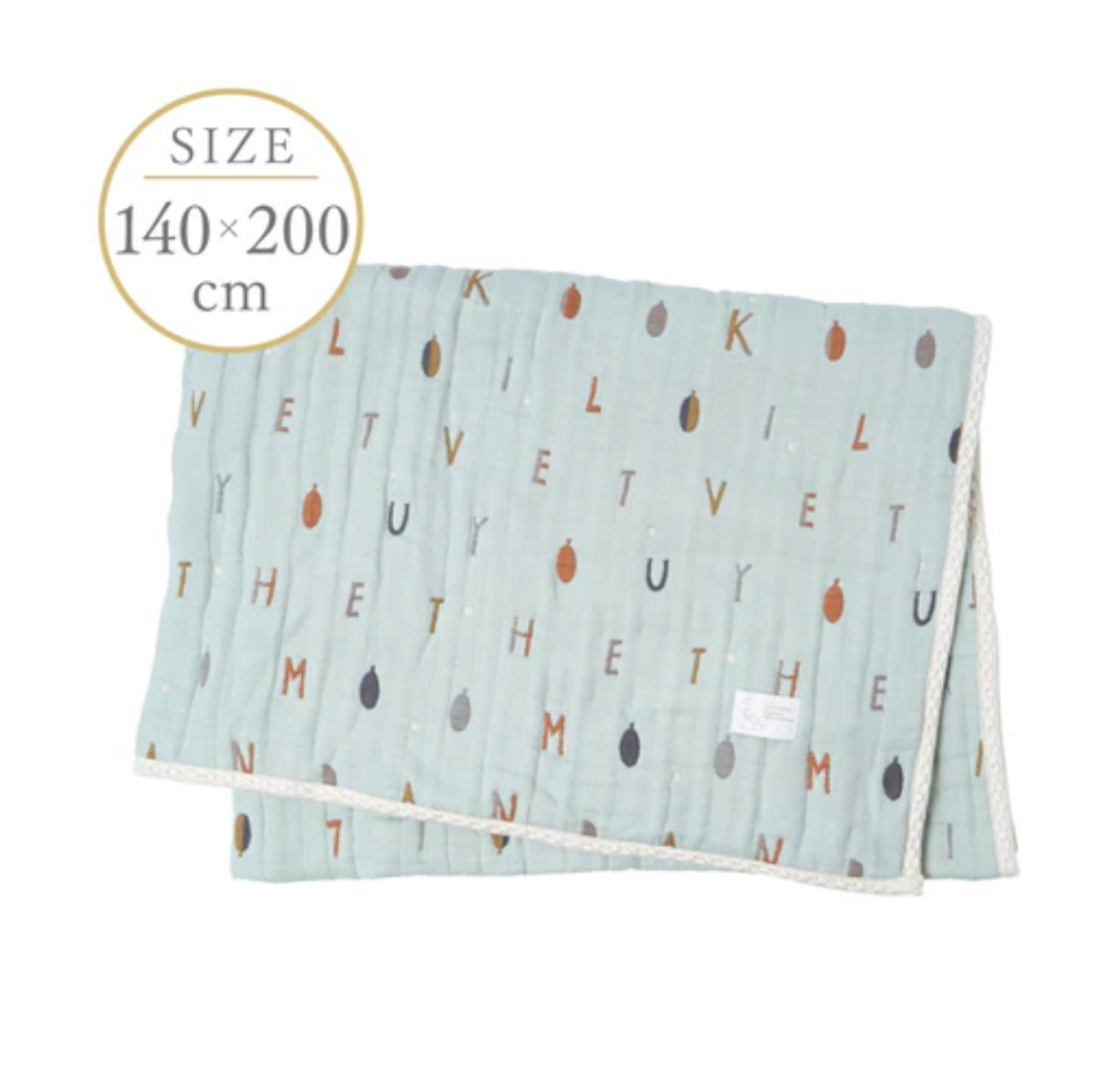 日本製 10mois 六重紗棉質羊毛毯 六重紗被  140x200cm