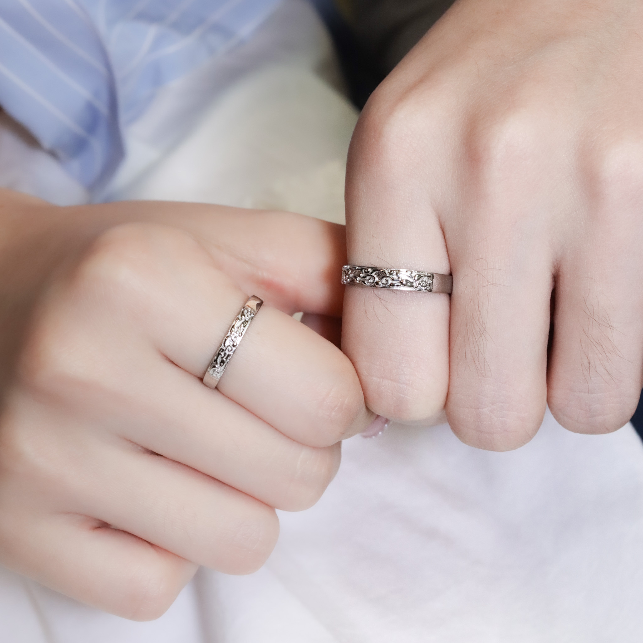 | 999足銀 | 貔貅玄學情侶戒指  （男款 /女款）  | RI0871 |