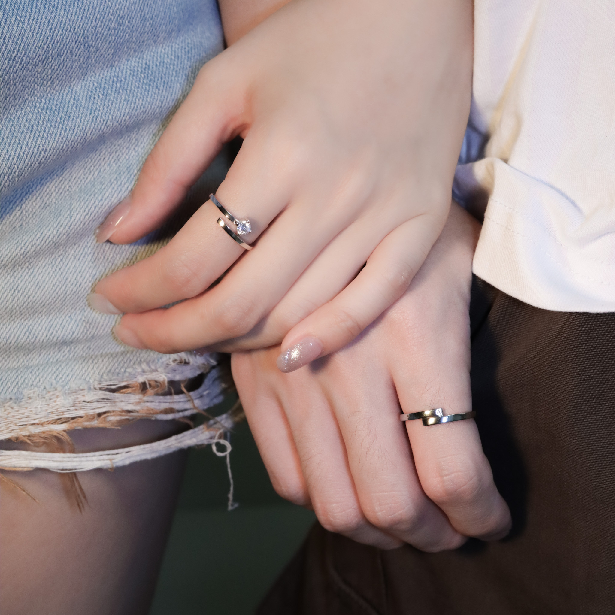 | 925銀・白金 | 走到世界盡頭情侶戒指 （男款 /女款）  | RI0900 |