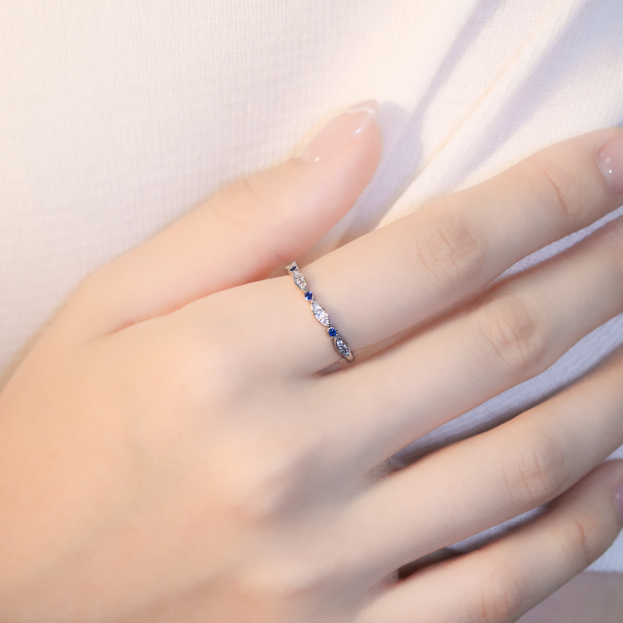 | 925純銀 | 湛藍小調戒指 | RI0927 |