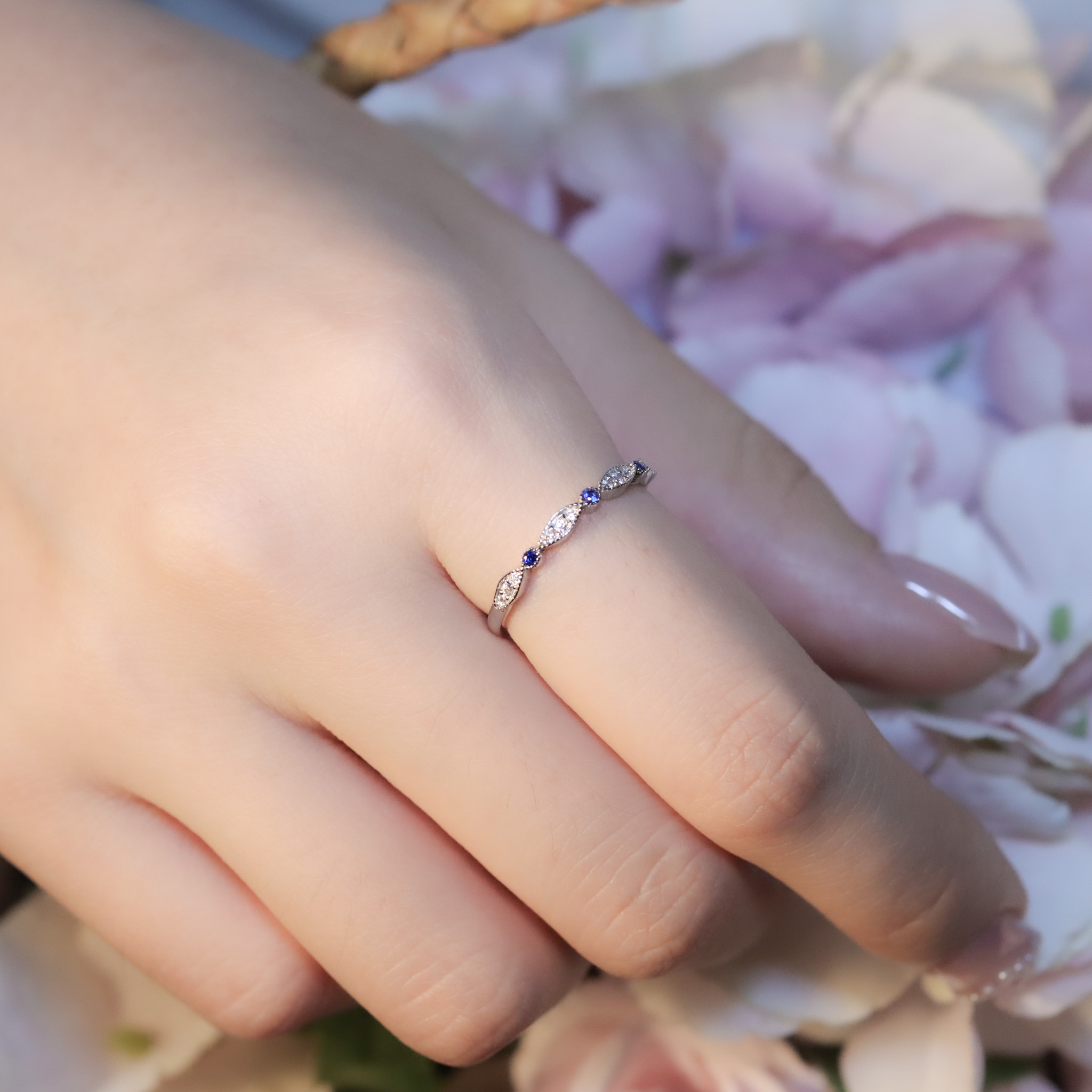 | 925純銀 | 湛藍小調戒指 | RI0927 |