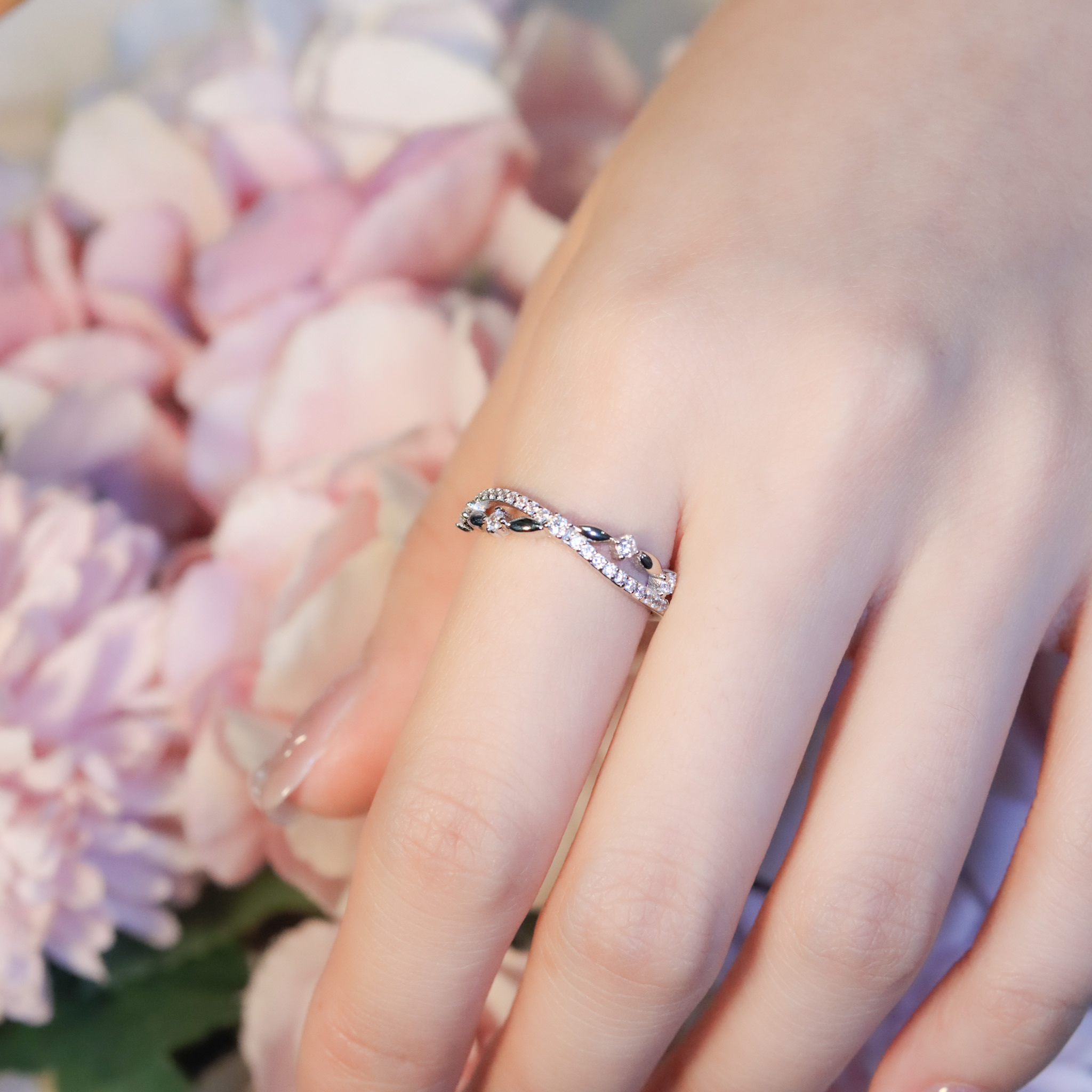 | 925純銀 | 花漾銀河戒指 | RI0919 |