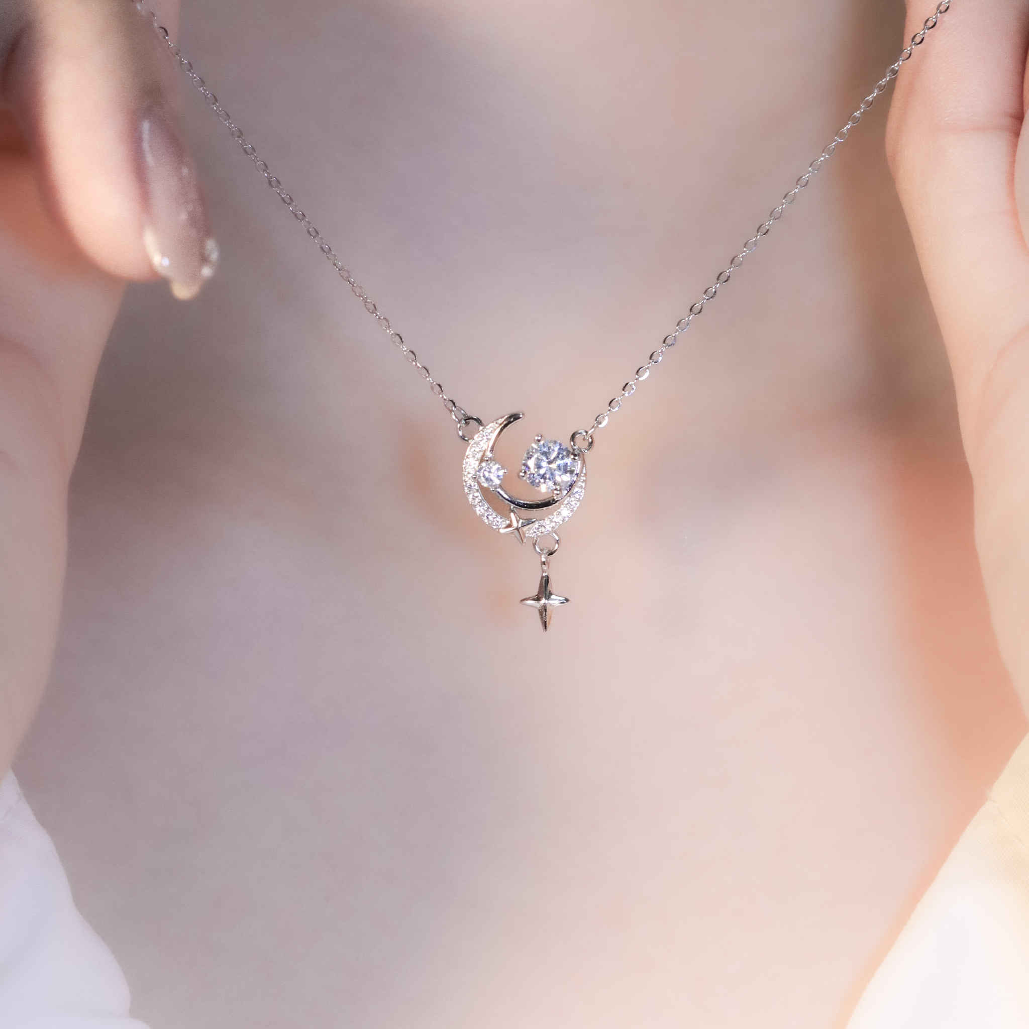 | 925純銀・厚鍍白金 | 陪伴即告白項鍊 | NE1447 |