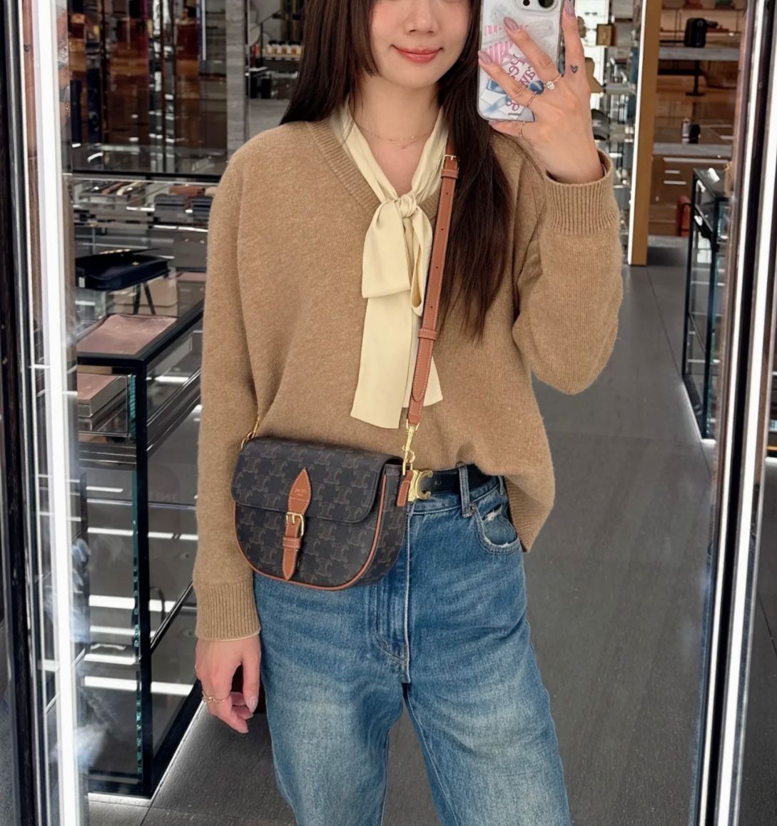 Celine Folco Shoulder Bag