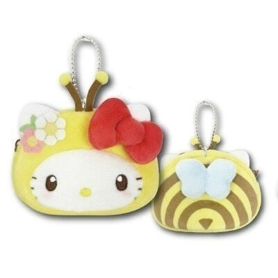 日本 Sanrio 蜜蜂系列 - 頭型拉鏈袋