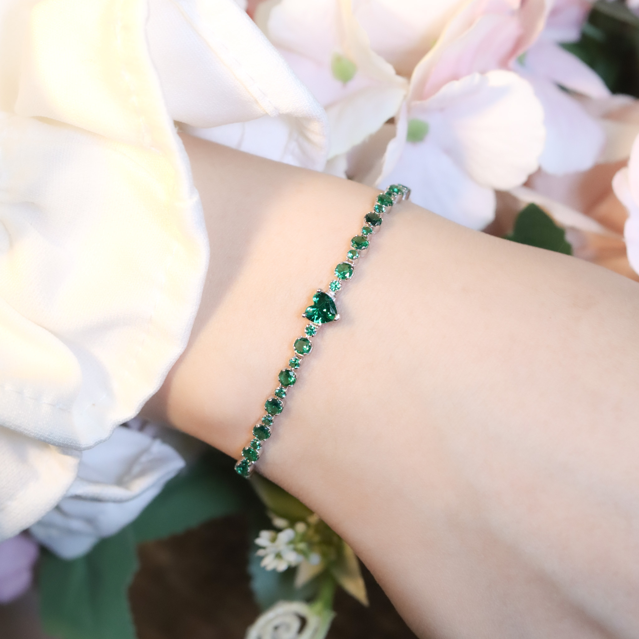 | 925純銀・白金 | 森系成熟愛意手鏈 | BR1380 |