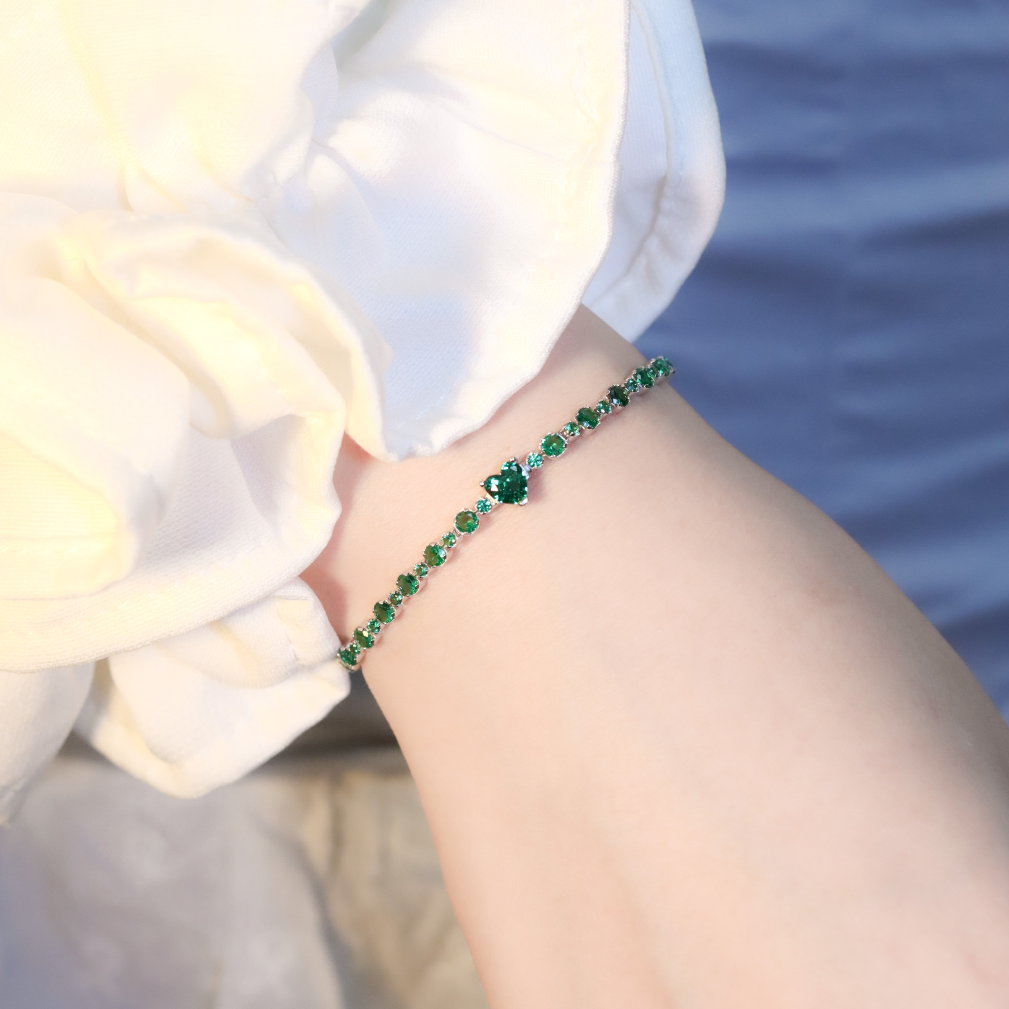 | 925純銀・白金 | 森系成熟愛意手鏈 | BR1380 |