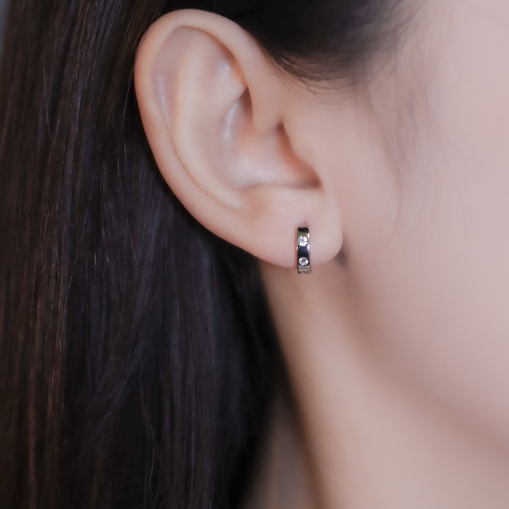 | 925純銀 | 簡圈耳環 | EA1026 |