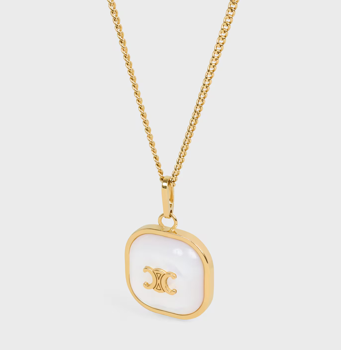 Celine Triomphe Pendant Necklace