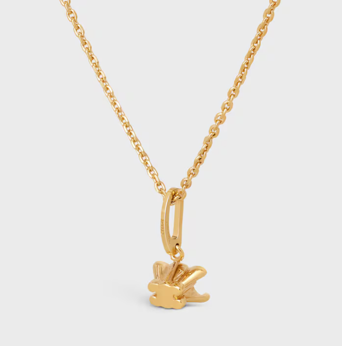 Celine Triomphe Solitaire Necklace