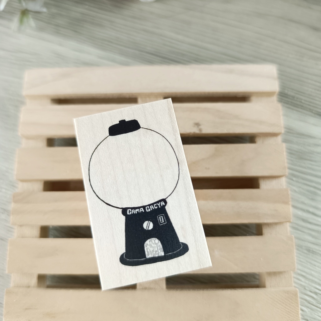 がまぞく工房Rei．扭蛋機 3x5cm日本原創印章