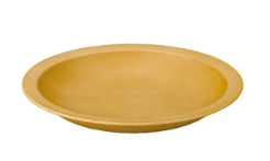 日本NH樹脂纖維邊框碟24CM (淺啡) (日本製)