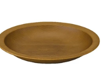 日本NH樹脂纖維邊框碟24CM (啡色) (日本製)