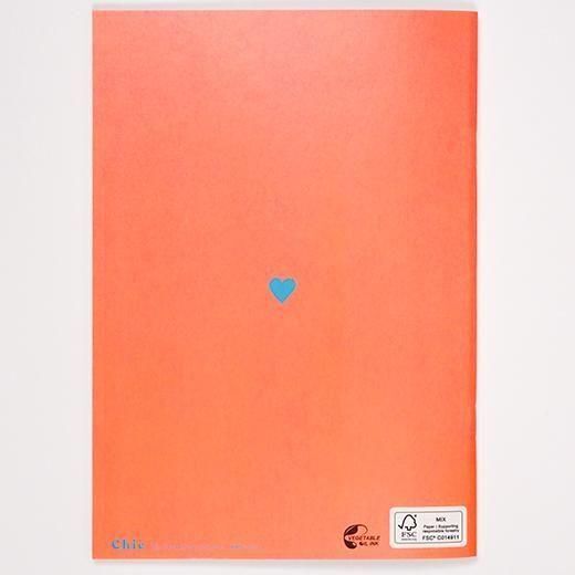 CHIC 愛心 A5方格筆記本｜日本Greeting Life