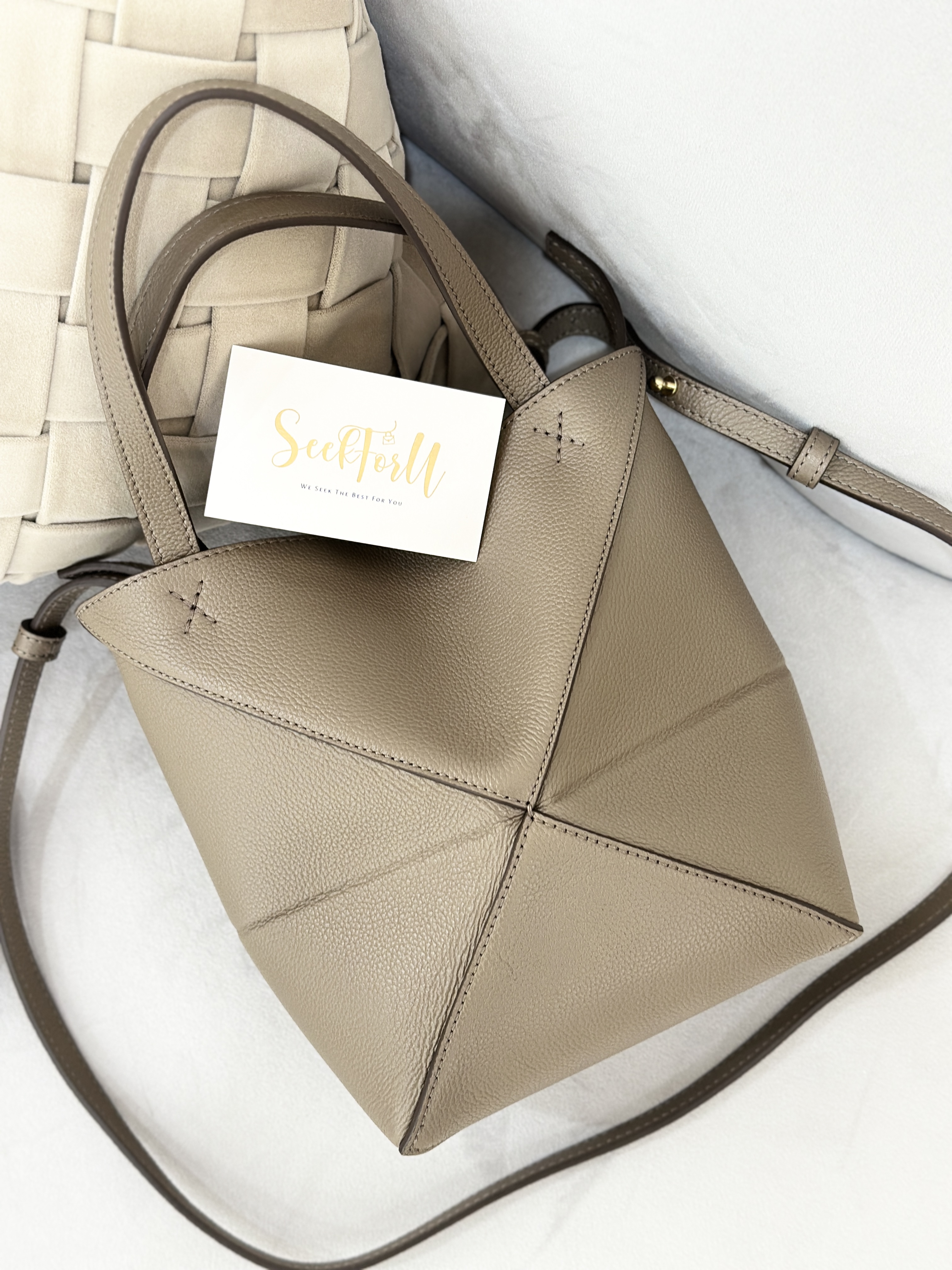 LOEWE Mini Puzzle Fold Tote