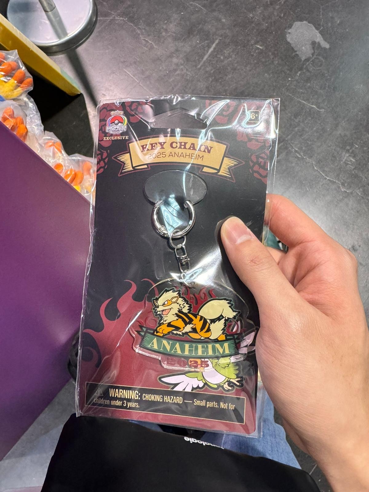 預訂-寶可夢世界賽2025 POKÉMON CENTER-鑰匙扣