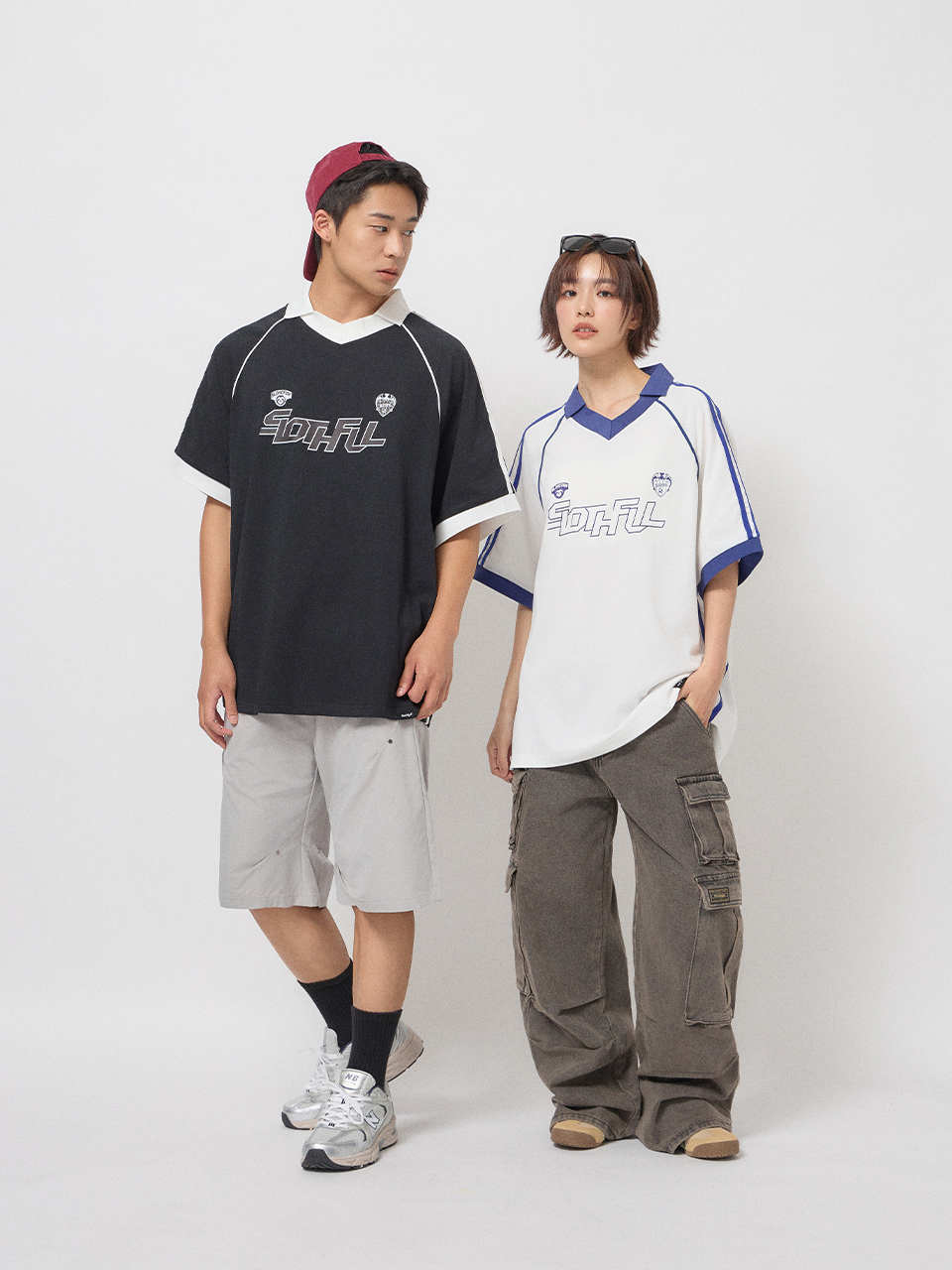 SLOTHFUL足球風格上衣