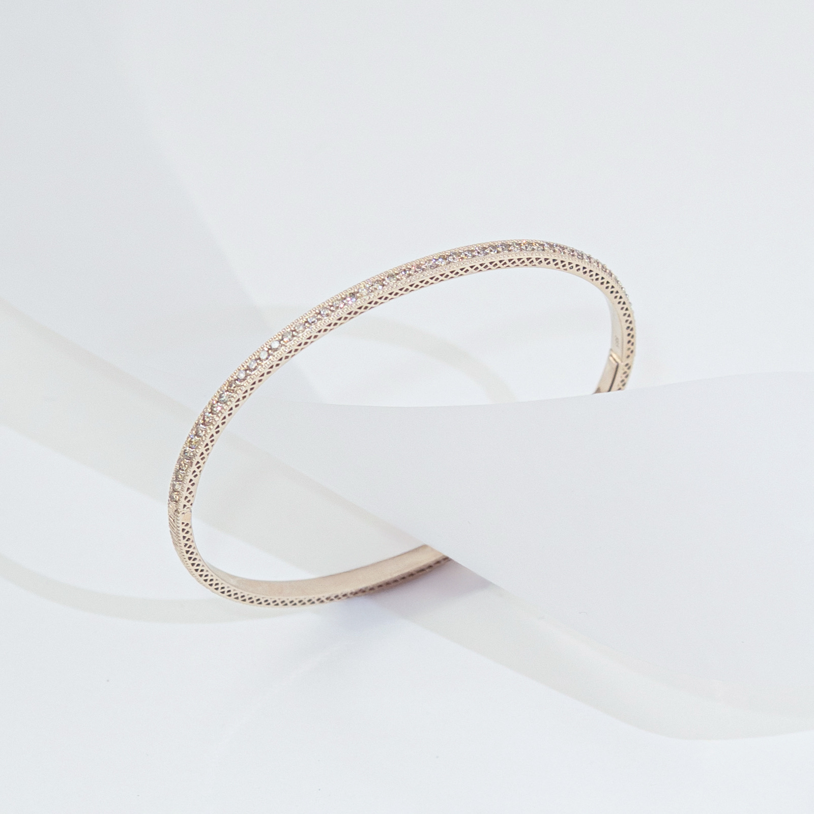 14K Hazy復古典藏排鑽手鐲