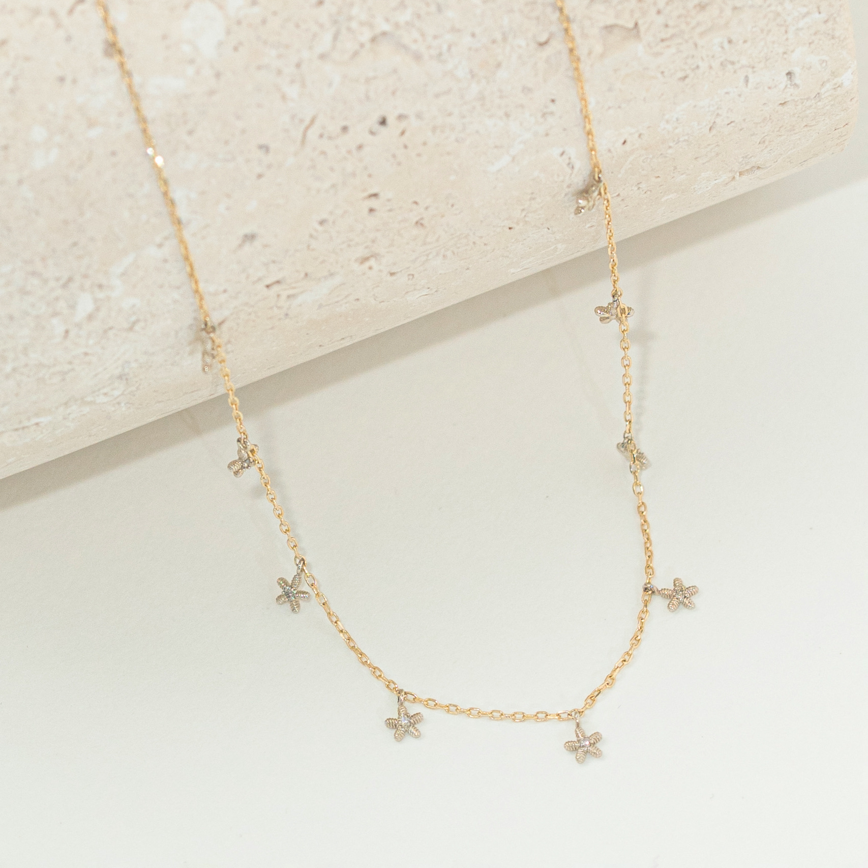 14K Hazy海星真鑽項鍊