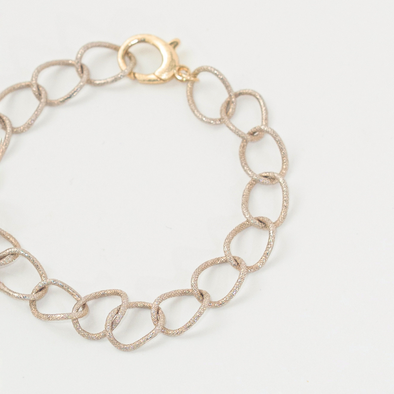 14K Hazy簡約圈圈粗鍊