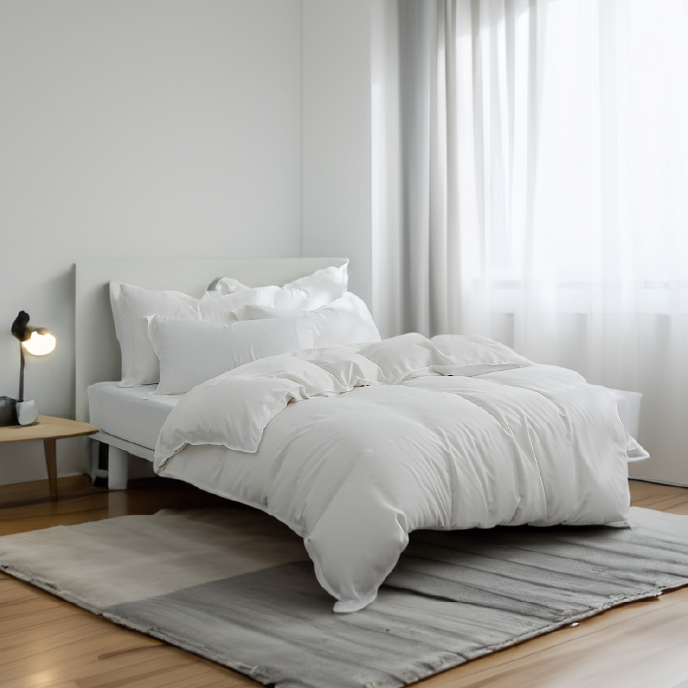 60支天絲｜100%萊賽爾｜單品｜歐式壓框枕套｜2入