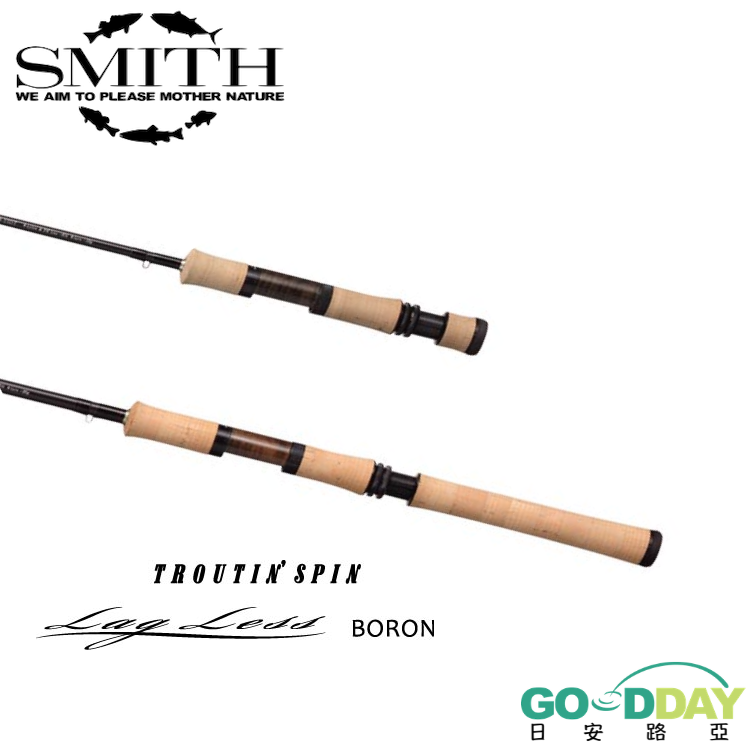 ロッド SMITH TROUTIN'SPIN LAGLESS BORON83D-t SMITH TROUTIN' SPIN Lag Less BORON Spinning Trout Rod | eBay