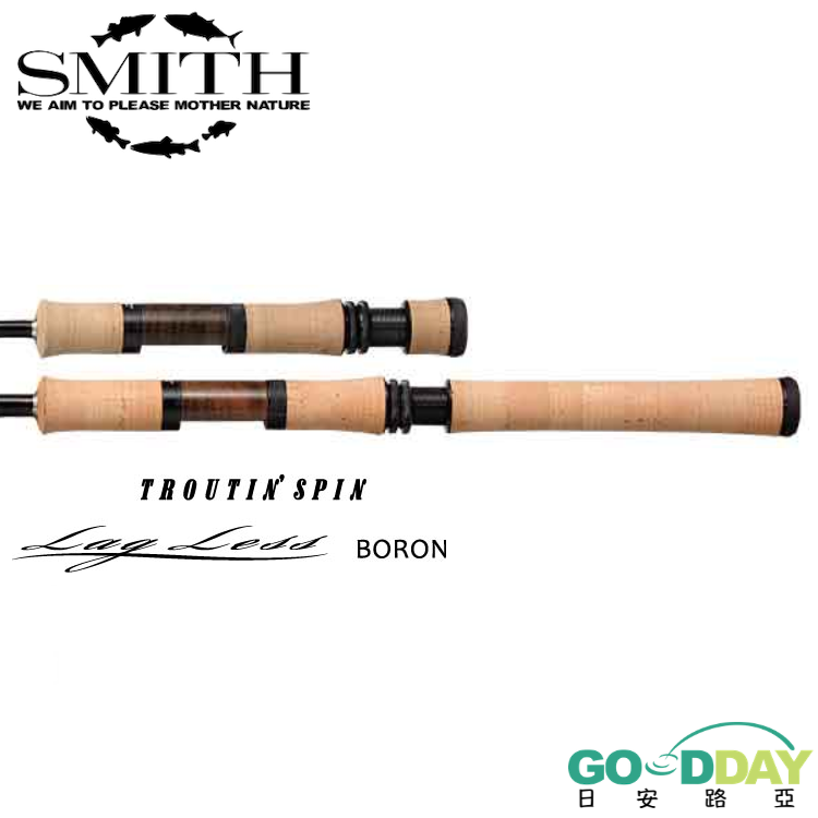 SMITH TROUTIN' SPIN Lag Less BORON 鱒魚竿