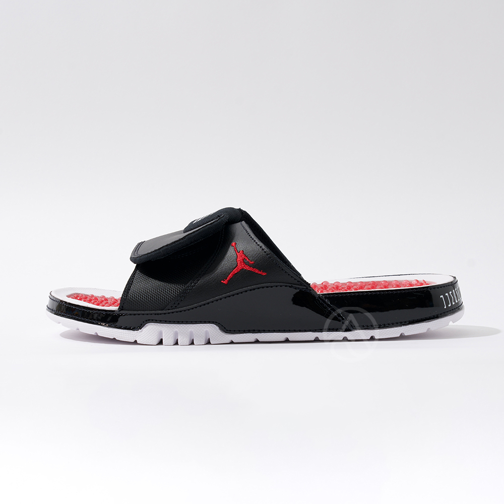 Nike Jordan Hydro XI Retro 男鞋 黑紅色 休閒 魔鬼氈 運動 拖鞋 FN2452-006