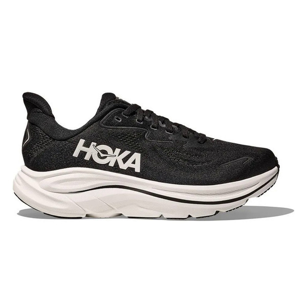 Hoka Clifton 10 Wide 1162050-BWHT 女 慢跑鞋 路跑鞋 超寬楦 支撐 緩震 黑
