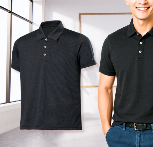 SCE Unisex Polo Shirt_Short Sleeves_Black