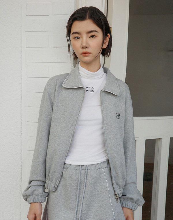 預訂｜MUAHMUAH 2WAY LACE COLLAR ZIPUP