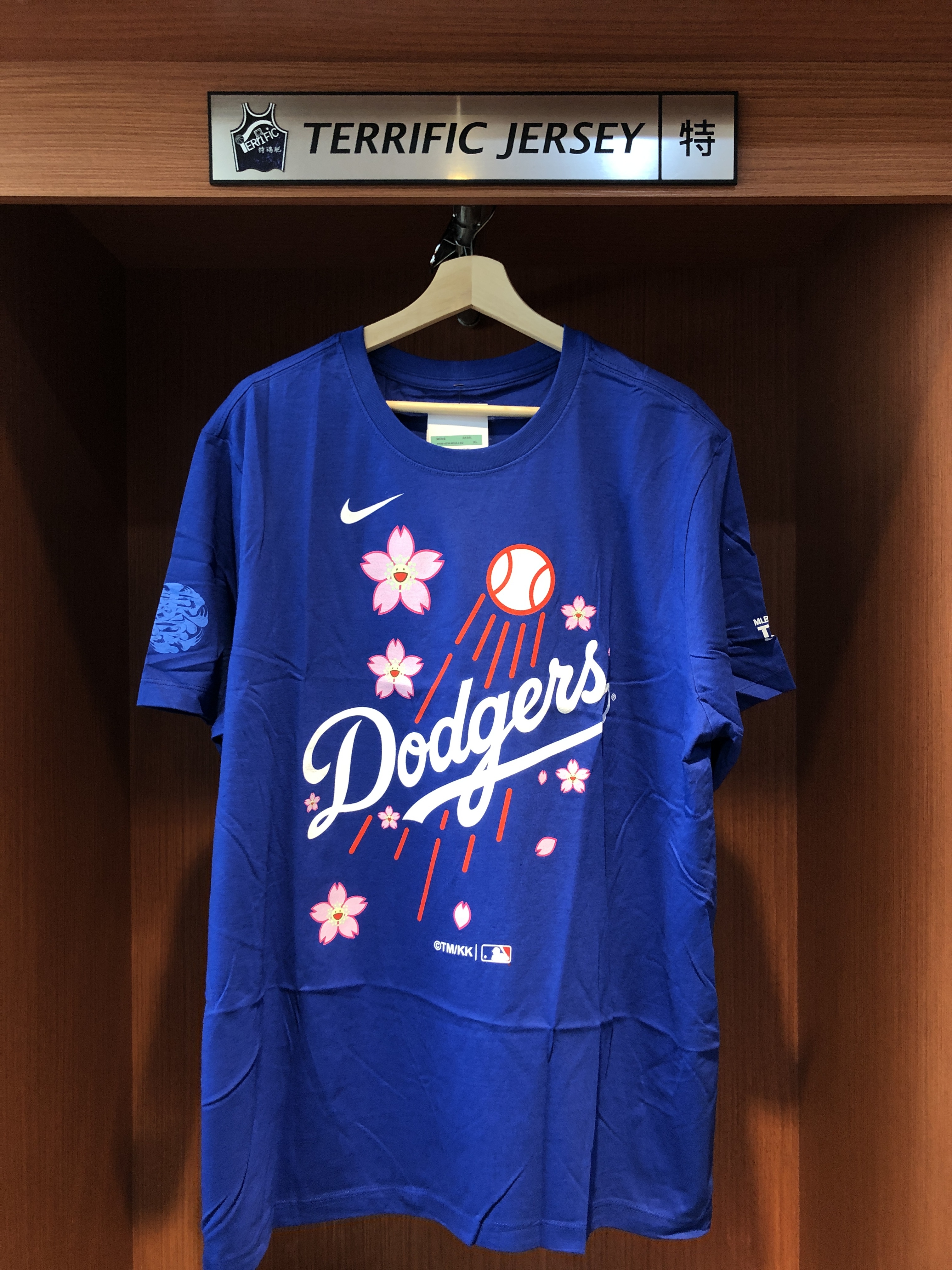 MLB短袖 Takashi Murakami X Los Angeles Dodgers 村上隆 X 洛杉磯道奇 藍 聯名款 東京賽 開幕戰 Nike Tee 全新