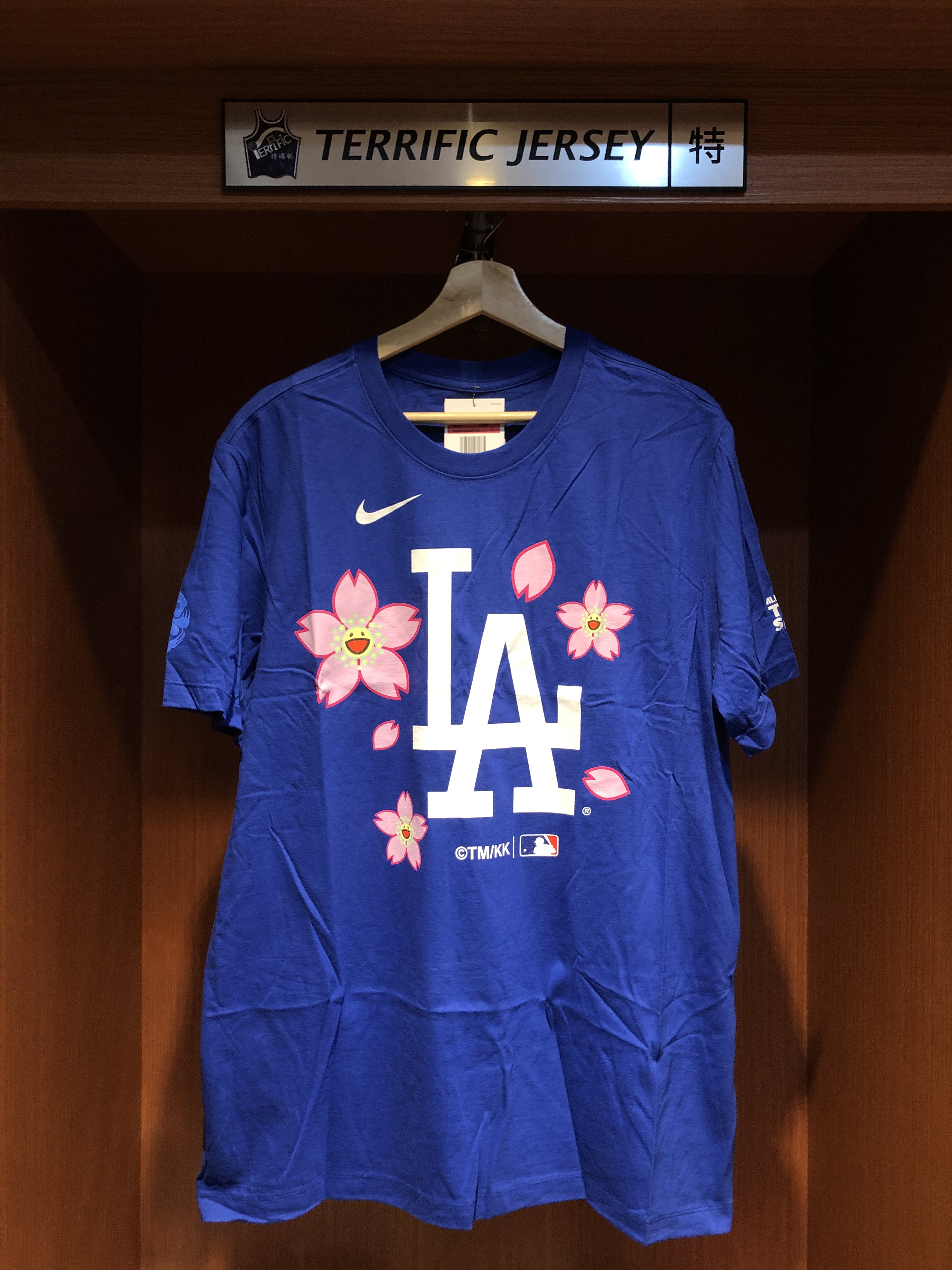 MLB短袖 Takashi Murakami X Los Angeles Dodgers 村上隆 X 洛杉磯道奇 LA 藍 聯名款 東京賽 開幕戰 Nike Tee 全新