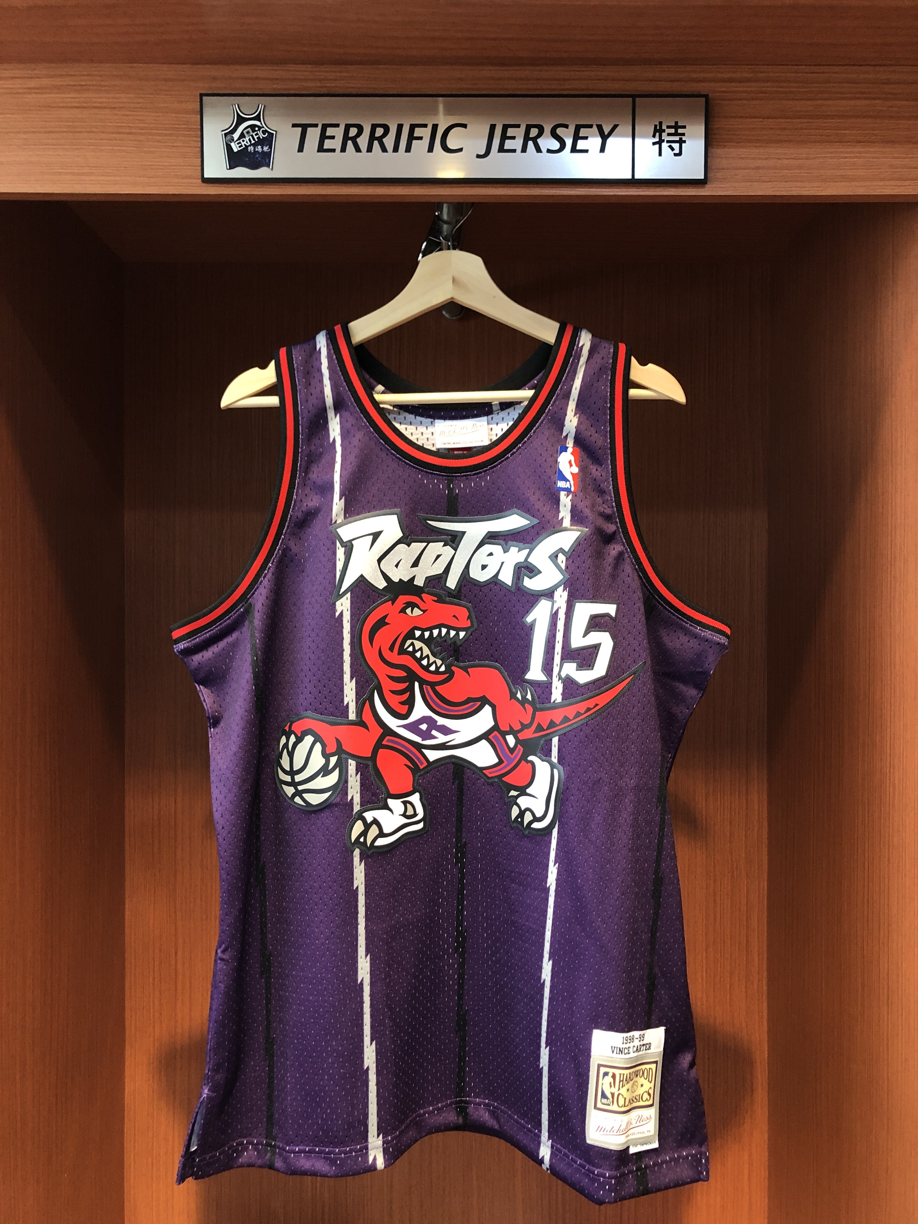 NBA球衣 親簽含認證 Vince Carter 多倫多暴龍 暴龍大圖 名人堂 M&N Swingman 球迷版 熱轉印 Fanatics 官方雷射編號 全新