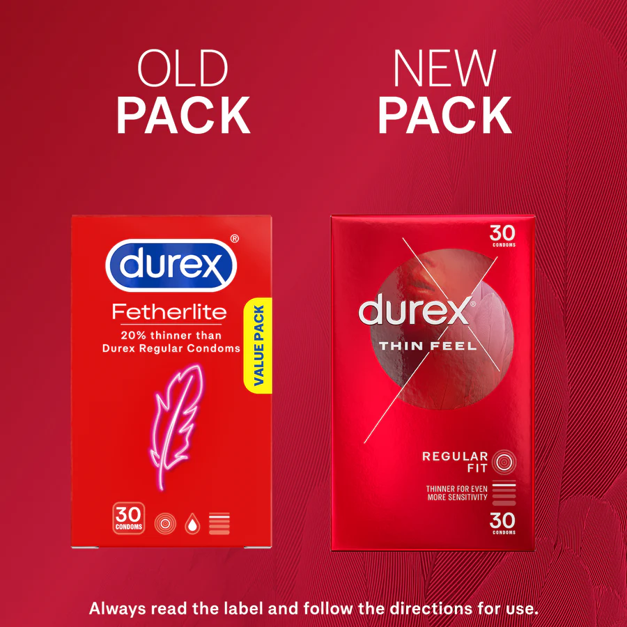 Durex 杜蕾斯 Fetherlite Ultra Thin Feel 超薄裝 乳膠安全套 30片裝