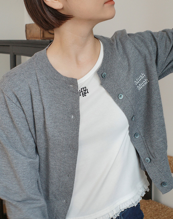 預訂｜MUAHMUAH COZY ROUND KNIT CARDIGAN