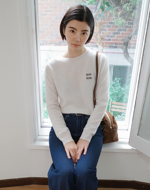 預訂｜MUAHMUAH STITCH WOOL ROUND KNIT