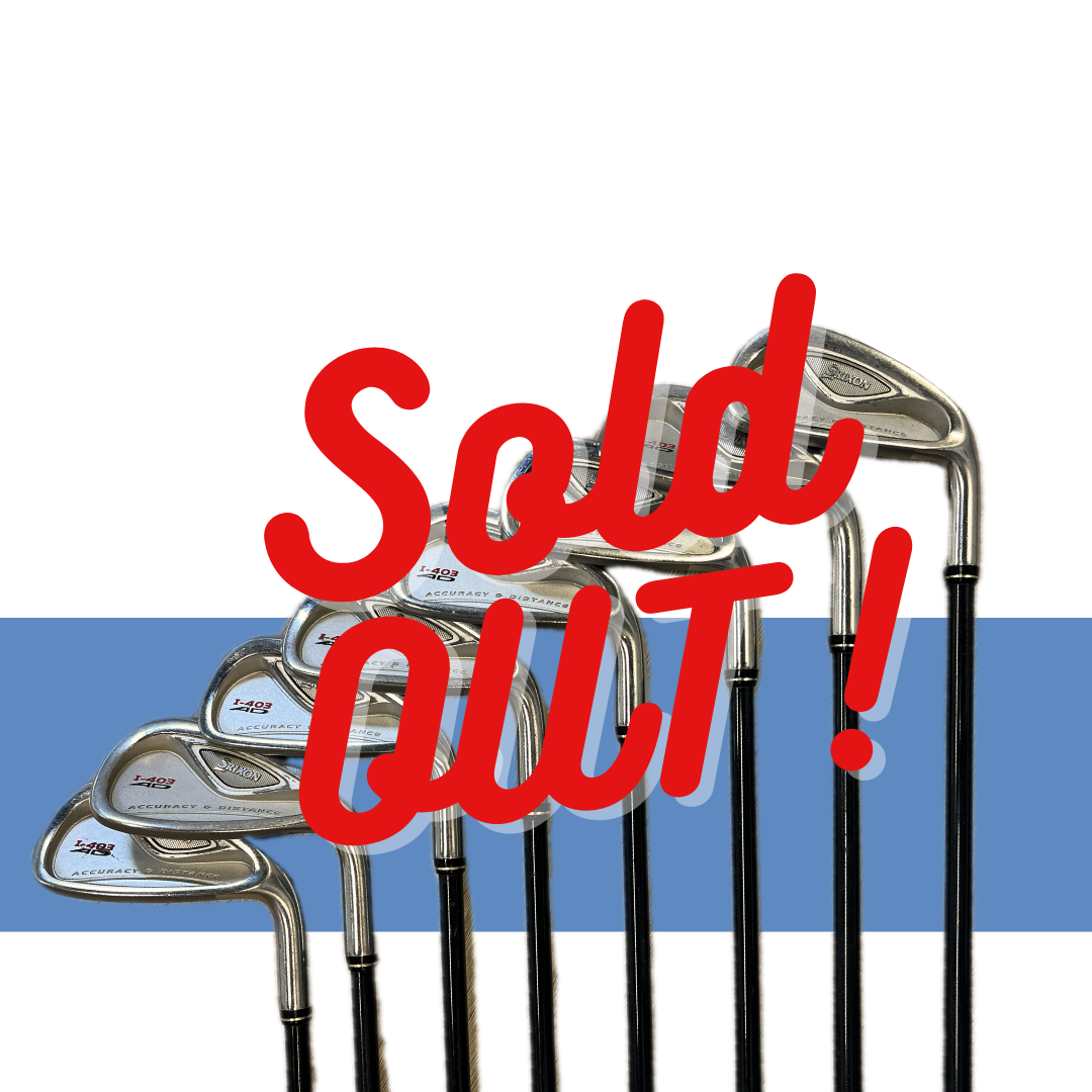 【二手球桿】SRIXON 3-9,P,S 鐵桿組 共9支