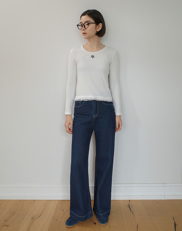 預訂｜MUAHMUAH WIDE RAW DENIM PANTS