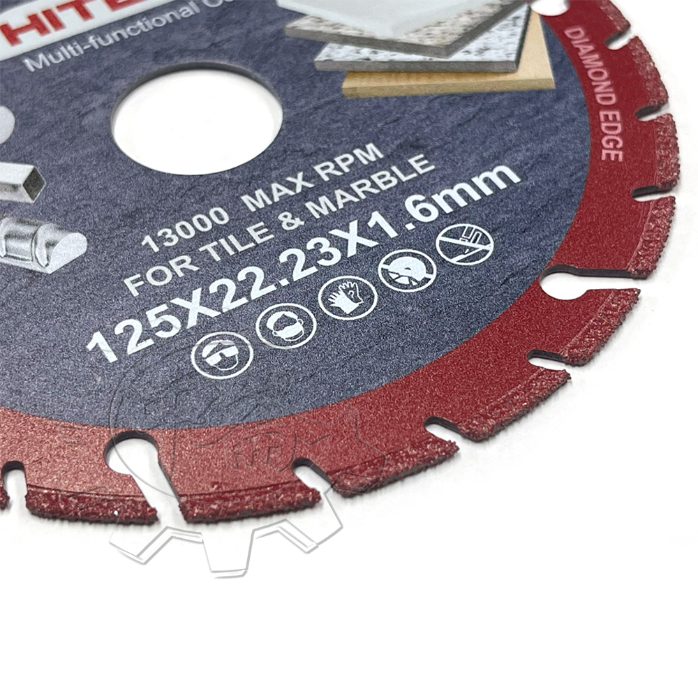 ＊中崙五金【附發票】HITE2 5吋(125mm)多用途鑽石萬用鋸片 DK-DSA5 切片 適切:石材、金屬、塑膠、玻璃