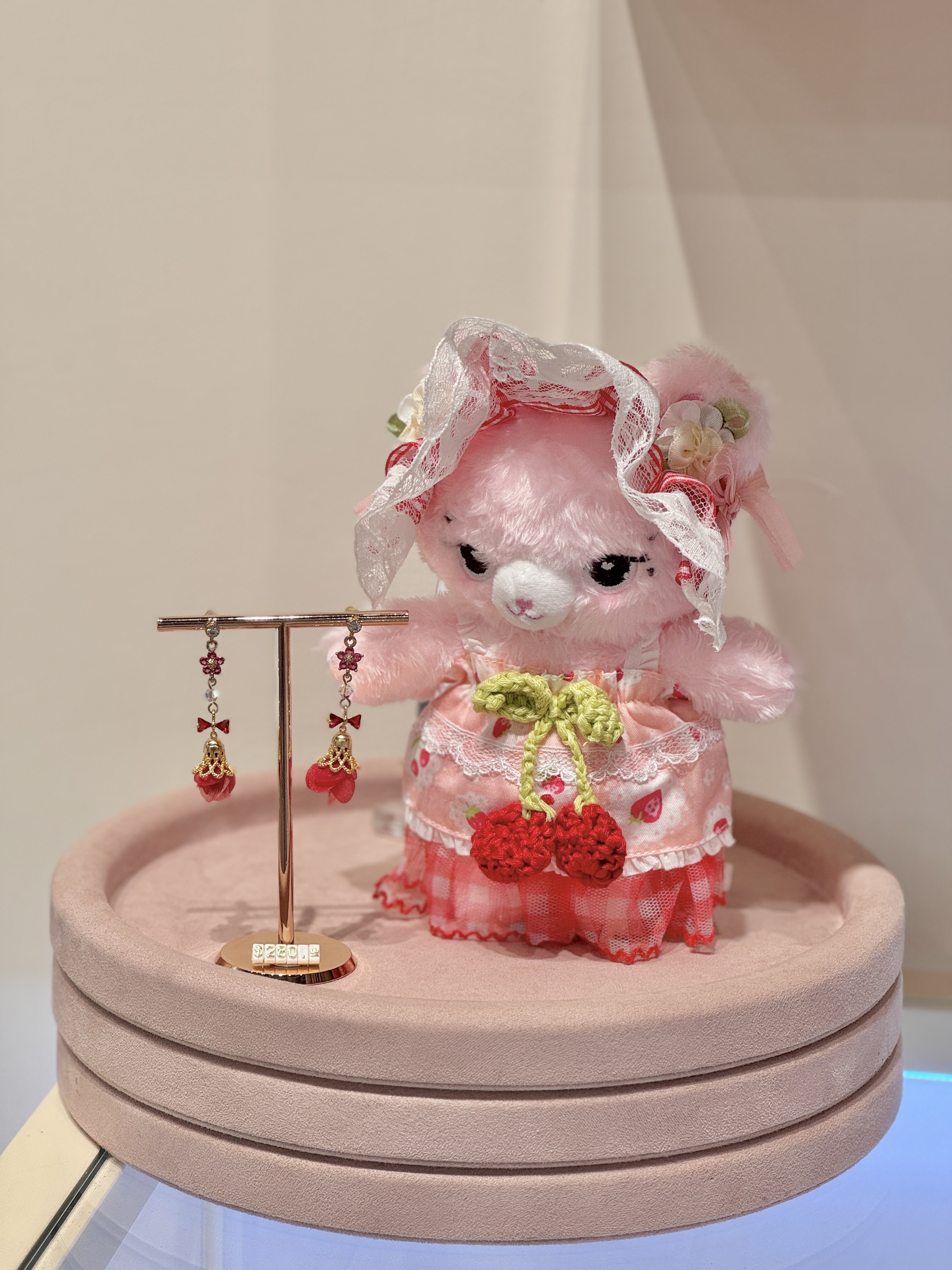 Mini Red Cherry Dress With Headband